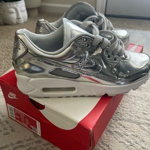Womens Nike air max 90 Metallic